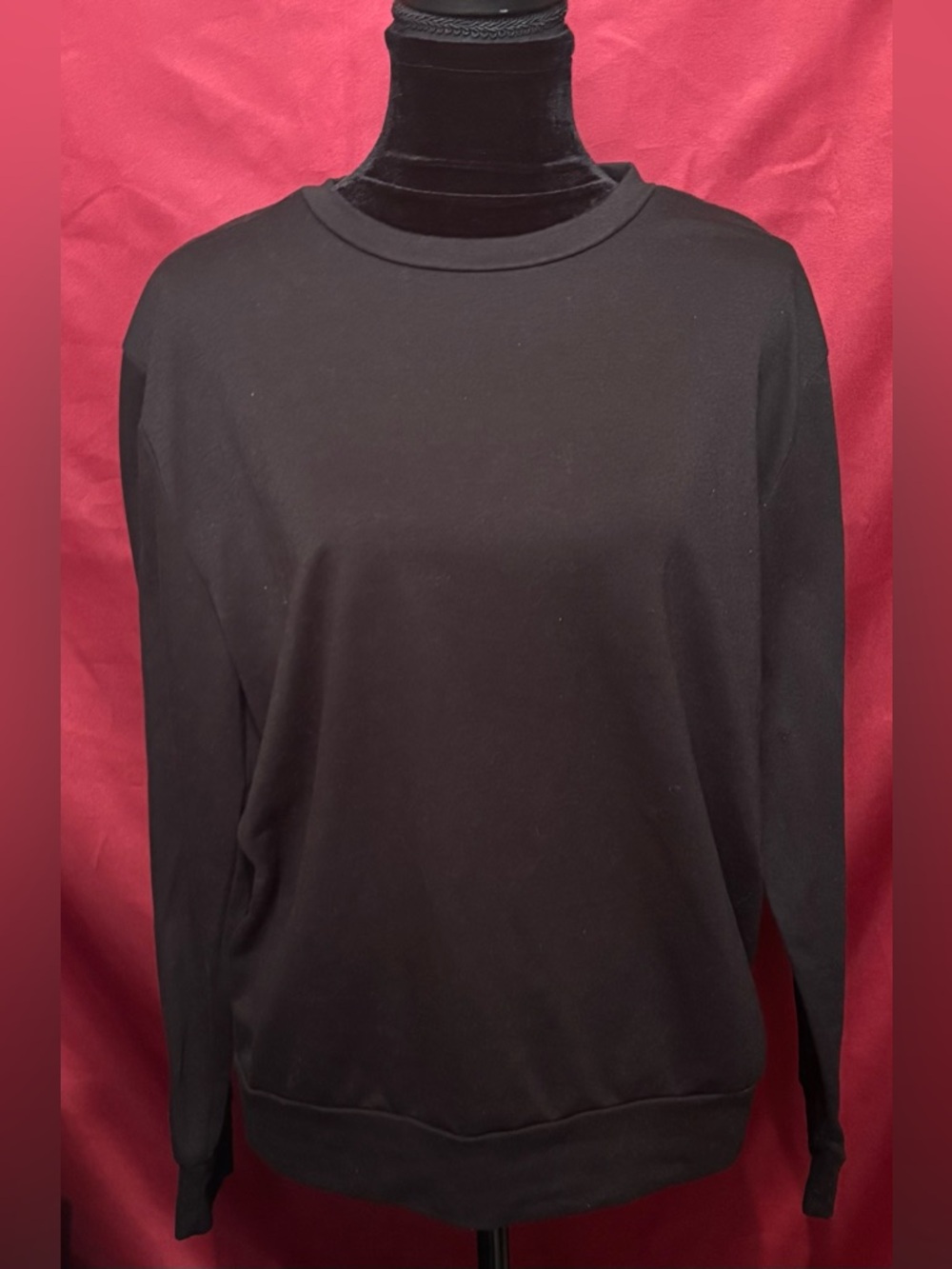 Classic Black Crewneck Sweatshirt
